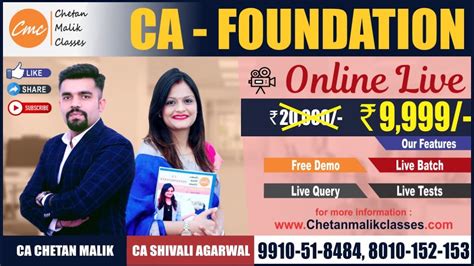 Ca Foundation Classes I Ca Foundation Online Classes I Ca Foundation