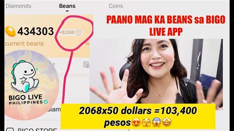 Paano Mag Ka Beans Sa Bigo Live App Youtube