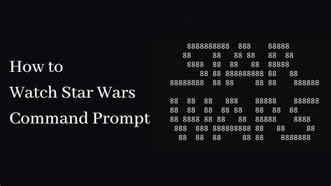 Command Prompt How To Watch Star Wars In Cmd Windows 7 10 See