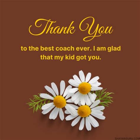 Best Thank You Messages For Coach