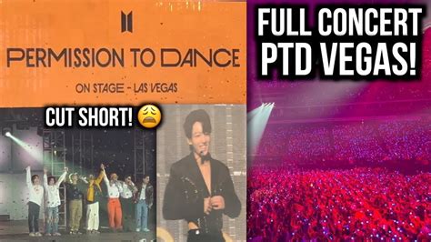Bts Ptd Las Vegas Day 1 Vlogfancam Full Concert Hd Youtube