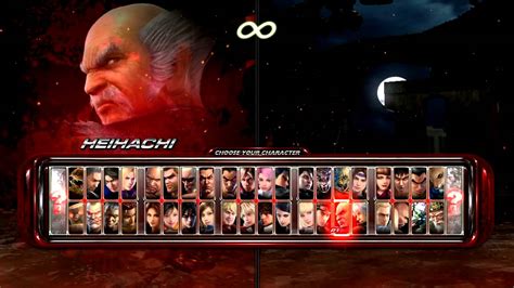 Tekken 6 Full Character Roster Youtube