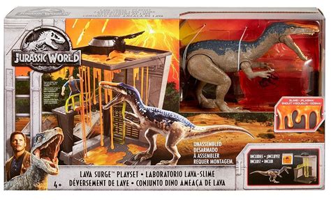 Jurassic World Slime Lava Surge Playset From Mattel Jurassic World