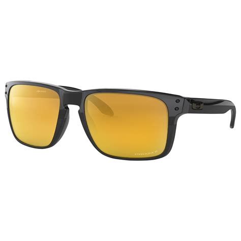 oakley oo9417 men s holbrook xl prizm polarised square sunglasses shiny black yellow at john