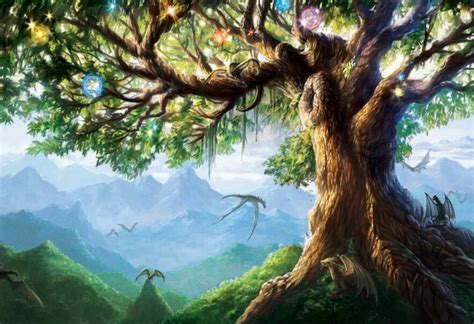 The Norse Legend Of The World Tree Yggdrasil Tree Of Life Meaning