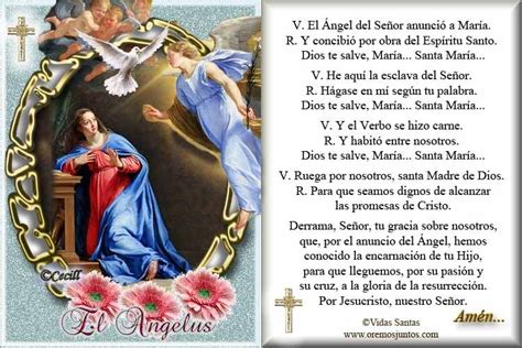 Imágenes De Cecill ♥el Angelus Prayers To Mary Catholic Prayers