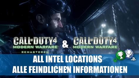 Call Of Duty 4 Modern Warfare Remastered All 30 Intel Locations