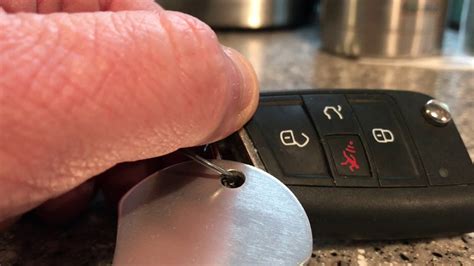 How To Replace A Vw Key Fob Battery Remote Battery Youtube