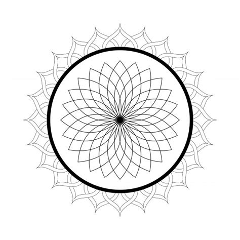 From teaching your baby color recognition to helping your child learn socialization with toddler games, babyfirst tv will be here. Kaleidoscope Mandala Coloring Page Free Stock Photo ...