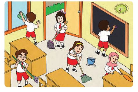 Dihalaman ini anda akan melihat gambar anak sekolah gotong royong yang menarik! Contoh Gambar Kartun Gotong Royong - Contoh 917