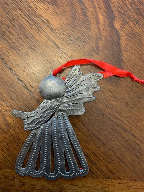 Handmade Angel Metal Ornament Etsy