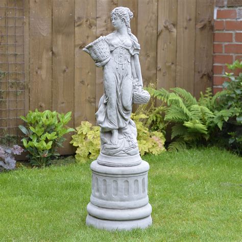 Large Hercules On Plinth Garden Statue Onefold Ltd