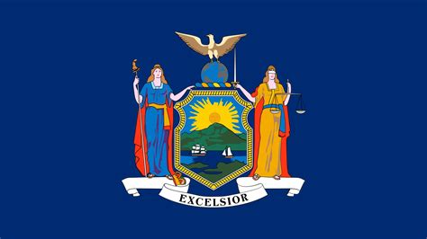 The Flag Of New York State History Meaning And Symbolism A Z Animals