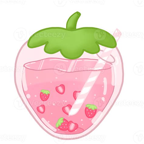 Strawberry Juice In Bottle 27226098 Png