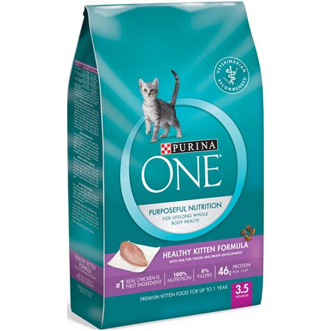 Purina one cat food coupons 2021. Purina ONE Healthy Kitten Formula Premium Cat Food 3.5 lb. Bag