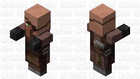 Villager Plains Weaponsmith With Arms 1 14 Minecraft Mob Skin
