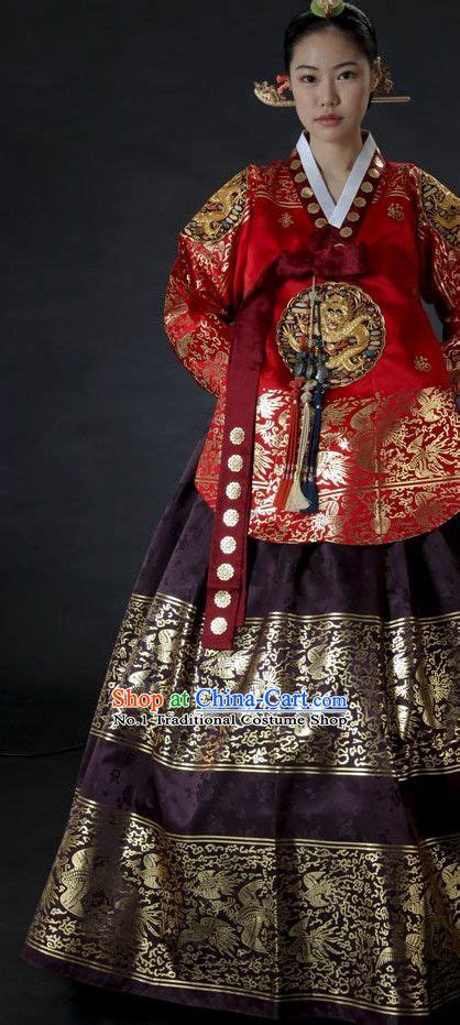 Dangui Korean Royal Costumes Traditional Korean Queen Princess Ceremony Costume For Women Korean