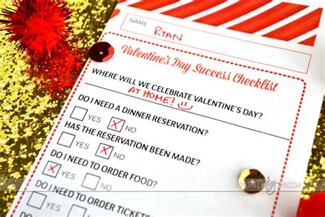 Valentines Day Success Checklist
