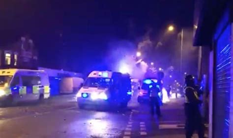 Bonfire Night Horror Police Attacked With Fireworks And Bricks In Leeds Uk News Uk