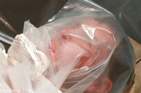 Poor Gay Slave Choked With Plastic Bag And Xxx Dessert Picture