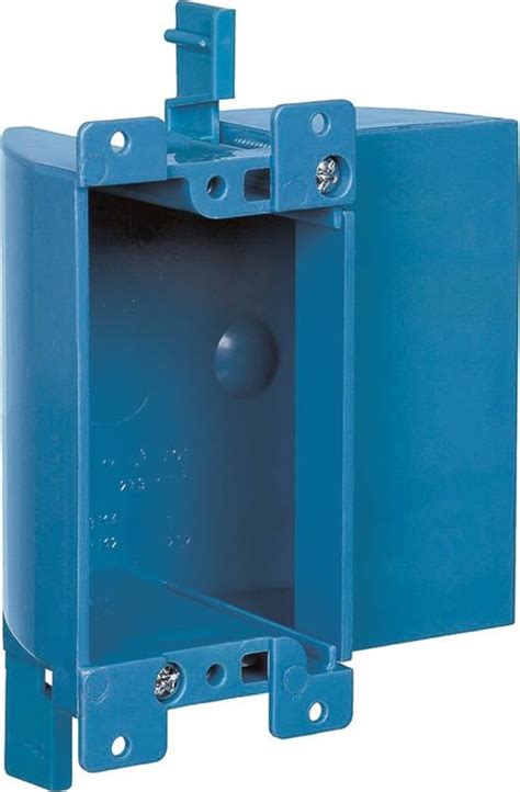 Single gang, shallow box with vertical side bracket for new construction applications. Carlon B117RSW Old Work Shallow Outlet Box, 1 Gang, 17 cu ...