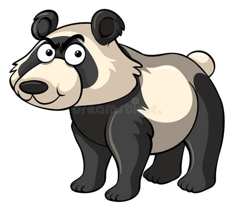 Angry Panda Stock Vector Illustration Of Jungle Angry 39313096
