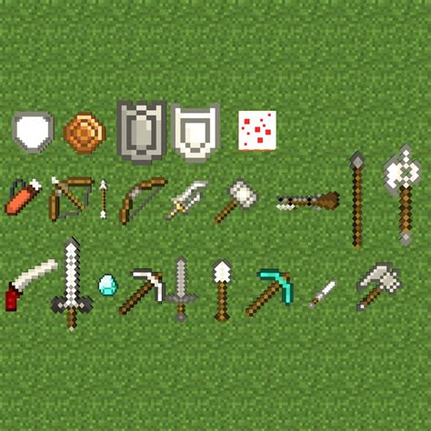 Blend Swap Minecraft Characterweapons Pack