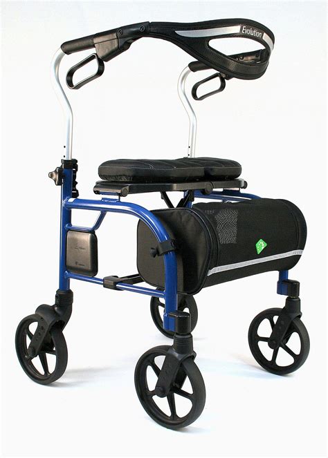 Buy Evolution Trillium Lightweight Medical Walker Rollator With Seat
