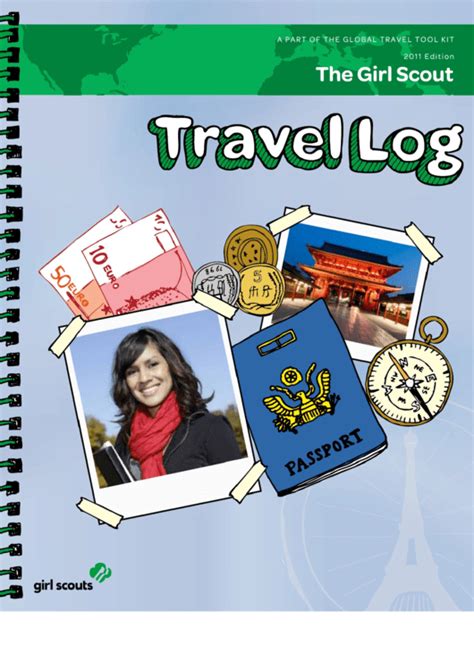 The Girl Scout Travel Log Template Printable Pdf Download