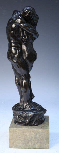 182 C Sykes Bronze Sculpture Adam And Eve Lot 182