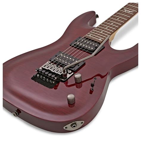 Disc Dean Custom 350f Floyd Rose Trans Red At Gear4music