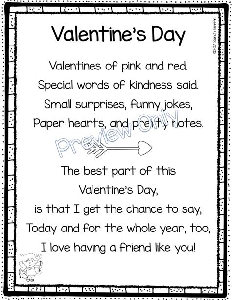 Daughters And Kindergarten 5 Valentines Day Poems For Kids