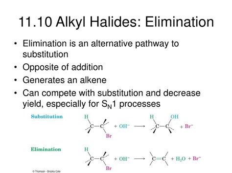 Ppt Reactions Of Alkyl Halides Nucleophilic Substitutions And