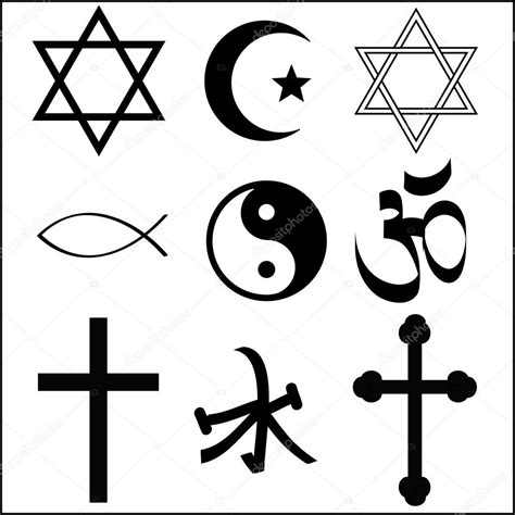 Various Religious Symbol — Stock Vector © Renatas76 35441473