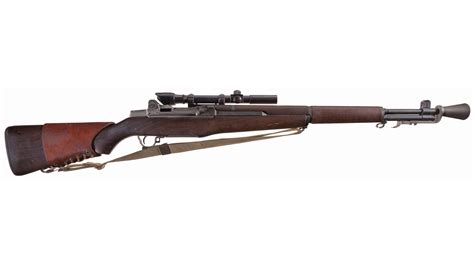 World War Ii Us Springfield Armory M1c Sniper Rifle Rock Island Auction