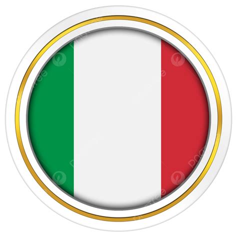 علم إيطاليا زر خاتم ذهب علم إيطاليا علم كلمة زر العلم Png وملف Psd
