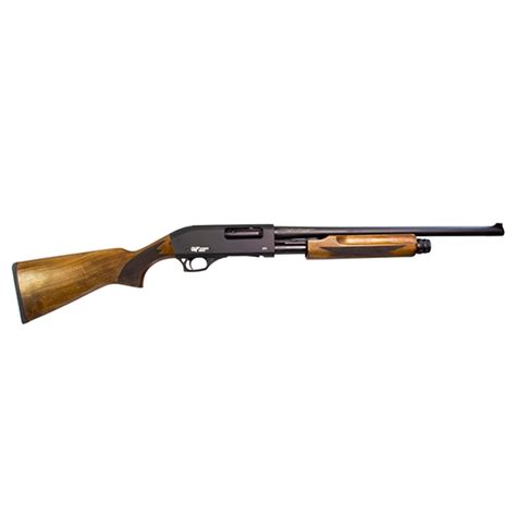 Gforce P3 12ga 20 4rd Pump Walnut White Birch Armory