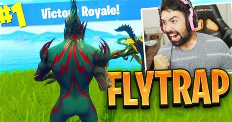 Fortnite New “flytrap” Skin Gameplay Fortniteroses