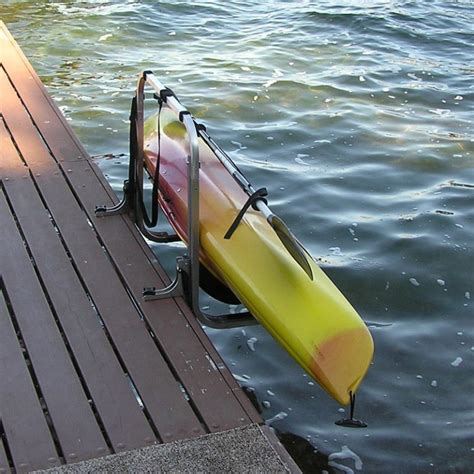 Kayak Dock Rack And Lift Enter From Dock Or Water Dock Craft