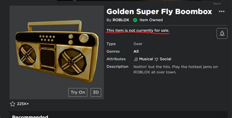 Golden Super Fly Boombox Offsale For What Rroblox