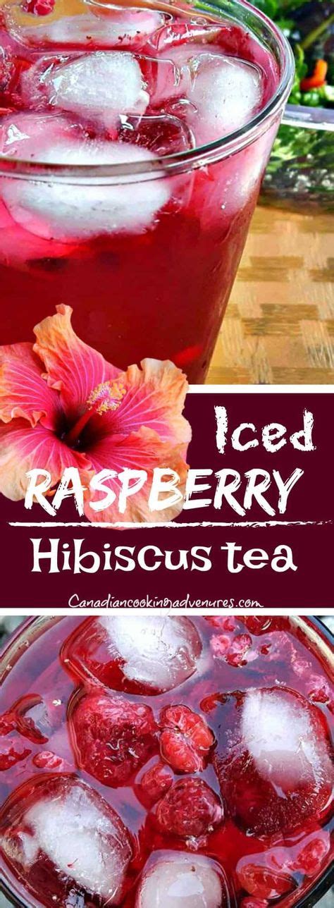 Iced Raspberry Hibiscus Tea Recipe Iced Tea Recipes In 2019