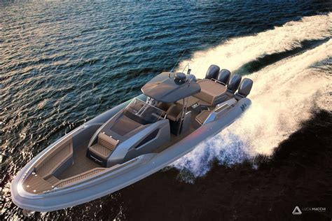 Prince 50 15m Rib With Luxury Interior By Luca Macchi Rib Boat
