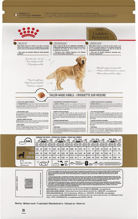 Golden retrievers are not considered quite the chow hounds that their cousins labrador retrievers are but they still enjoy their food quite a bit. Royal Canin Golden Retriever Adult Dry Dog Food, 30-lb bag ...