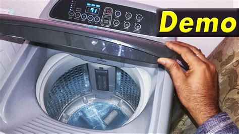 Samsung Top Load Fully Automatic Washing Machine Demo How To Use