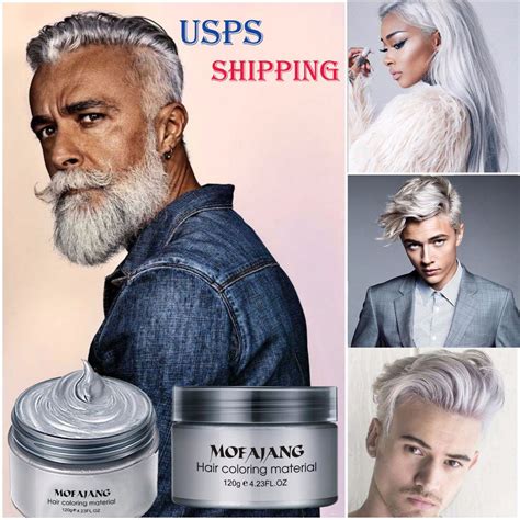 Send the pictures of your favourite hairstyle to us, or choose one from the pictures below. Grey Ash Silver Temporary Hair Coloring DYE Color Styling ...