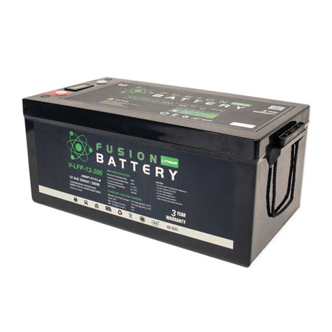 Fusion Lithium 12v 300ah Deep Cycle Battery Jmg Auto Electrical