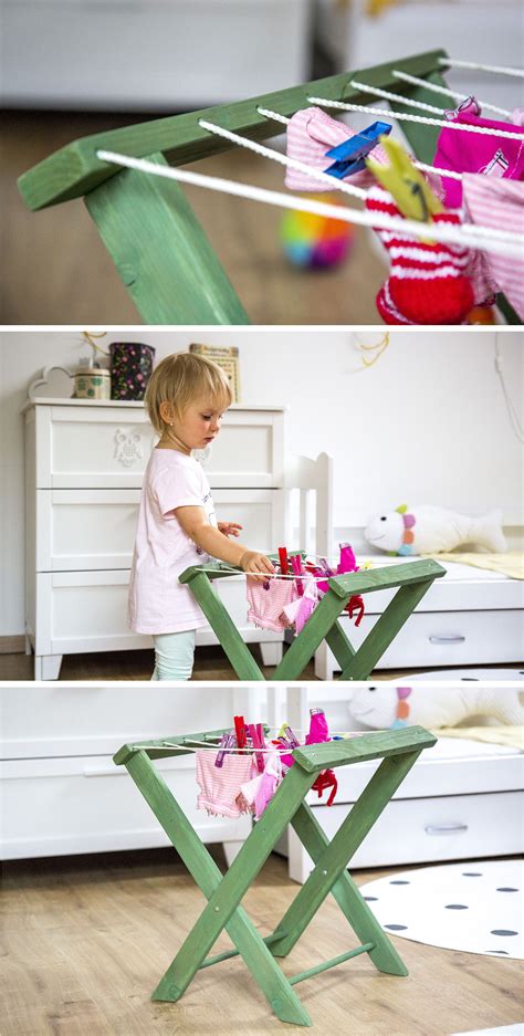 Well you're in luck, because here they come. DIY children's drying rack | Diy