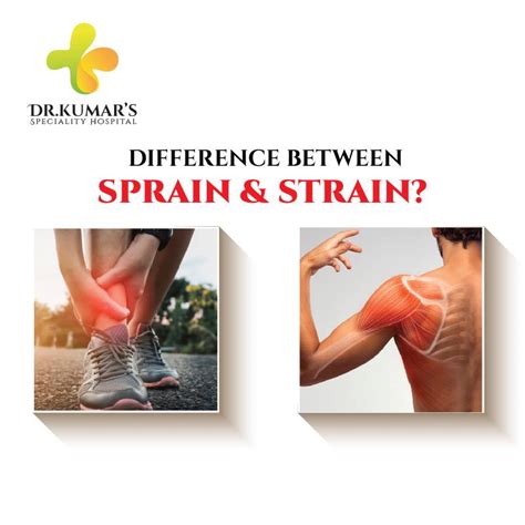 What Is The Difference Between Sprain And Strain Drkumars Hospital