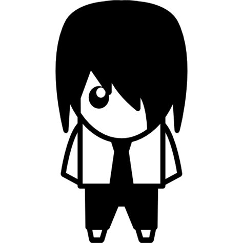 Anime Boy With Tie Free People Icons