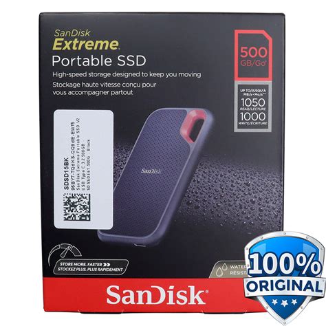 Sandisk Extreme Portable Ssd V2 Usb Type C 32 500gb Sdssde61 500g